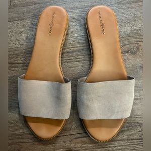 Buttery soft, barely worn size 12 slides From Nordstrom Rack